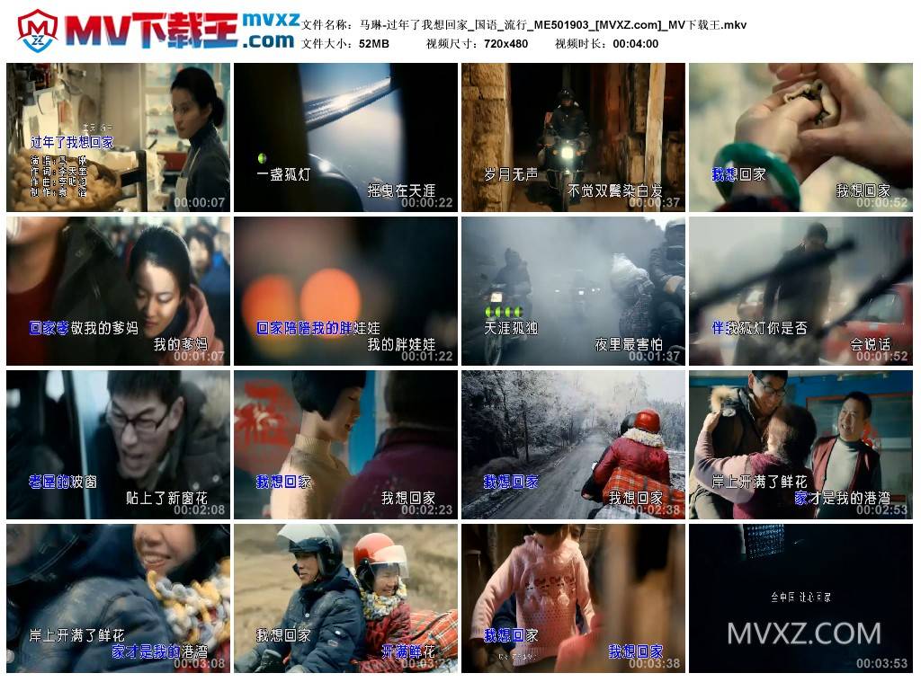 马琳-过年了我想回家_国语_流行_ME501903